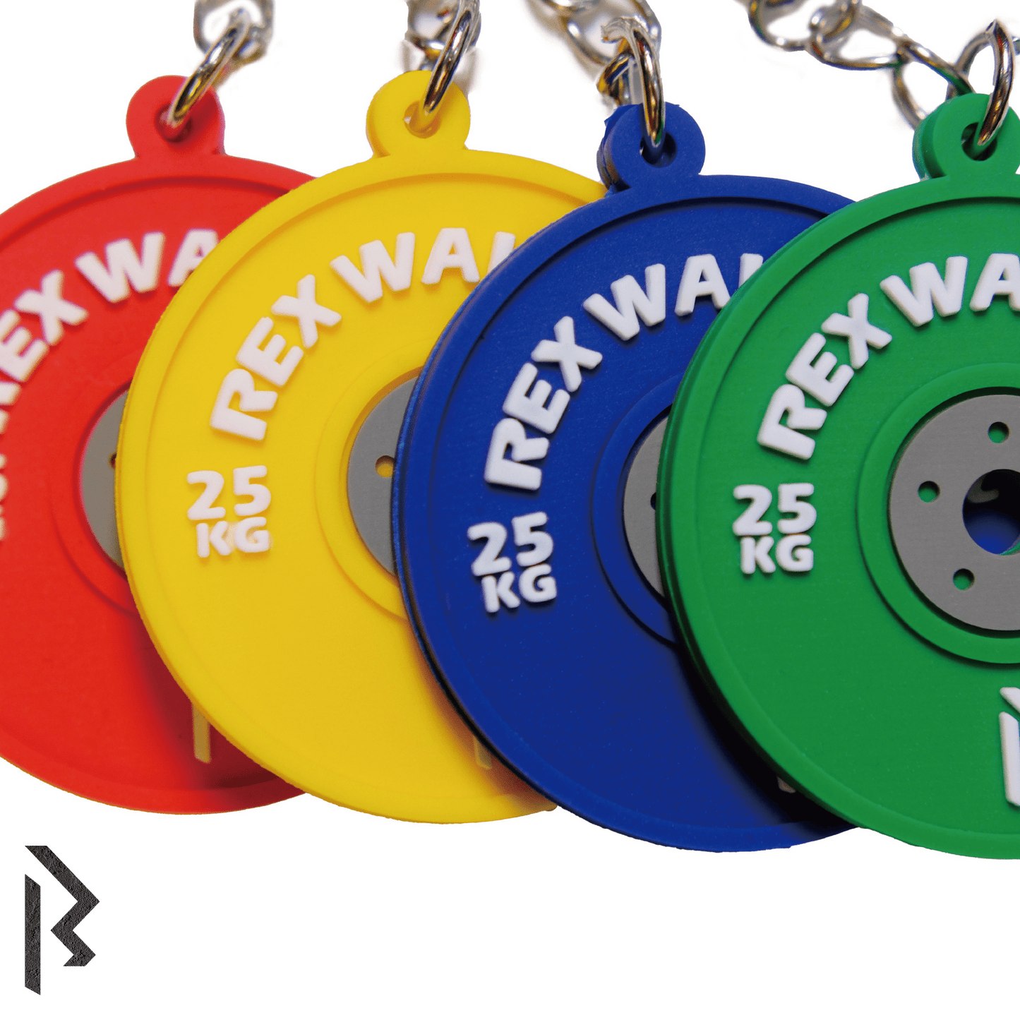 25 KG Barbell Plate Keychain - Rex Walton Activewear