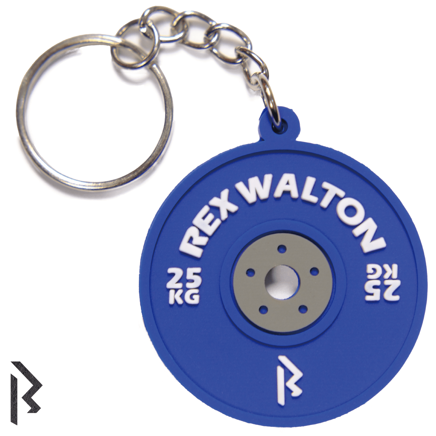 25 KG Barbell Plate Keychain - Rex Walton Activewear