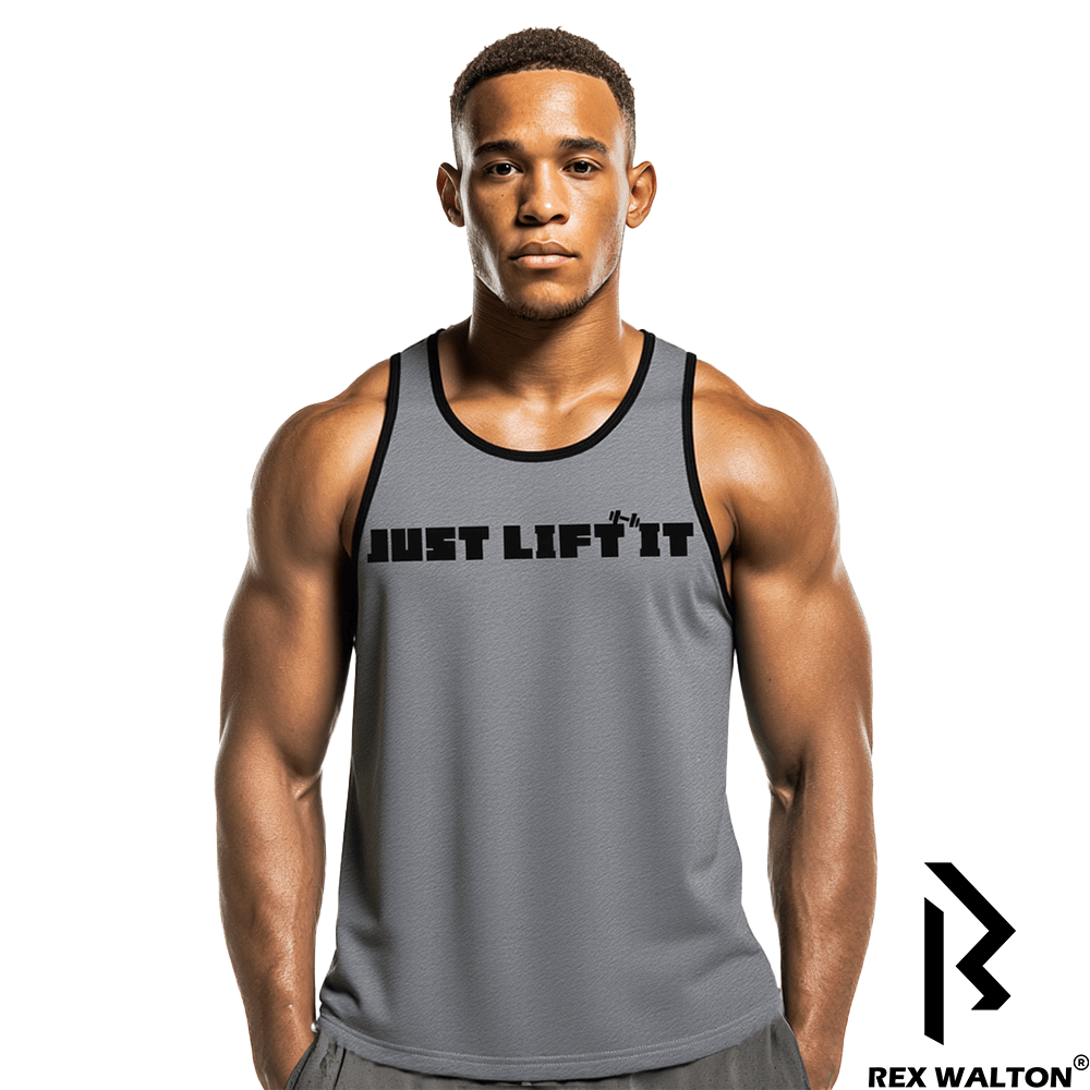 Men’s Muscle Gym Workout Tank Top - “JUST LIFT IT” - Rex Walton Activewear