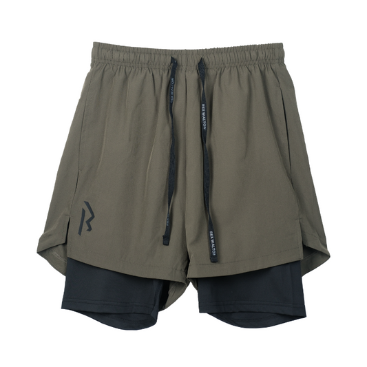 Men’s Four-Way Stretch Performance Liner Shorts for Running, Workout, Gym