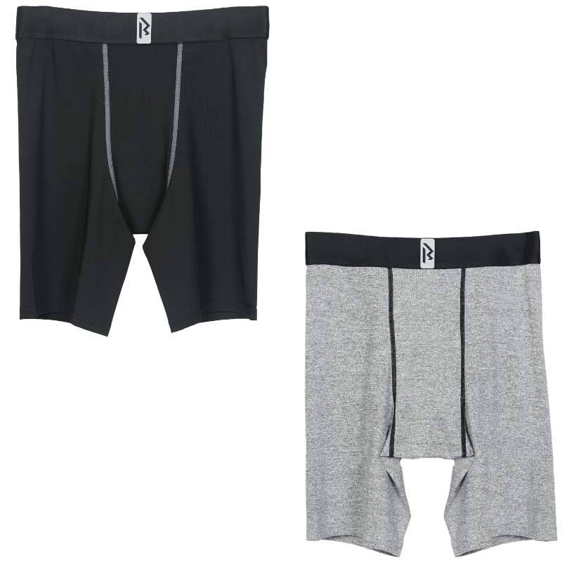 Performance Compression Tights 2 - in - 1 Pack - Black & Gray - Rex Walton Activewear