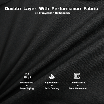 Men’s Four - Way Stretch Performance Liner Shorts for Running, Workout, Gym - Rex Walton Activewear